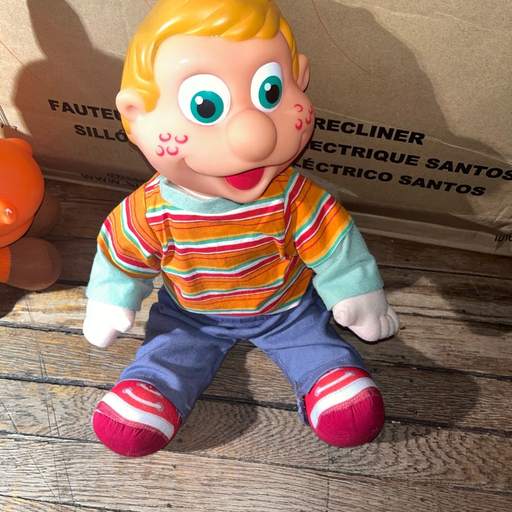 Rare vintage Multibrink Cocorico Julio Boy Cultura Vintage Doll 12” Toy